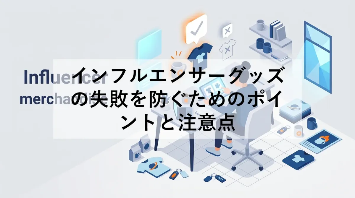 インフルエンサーグッズの失敗を防ぐためのポイントと注意点